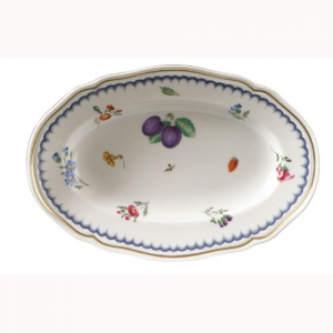 Ginori Italian Fruit Oval Pickle Dish - 8.75"